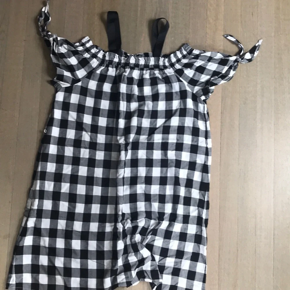 Loft checked dress